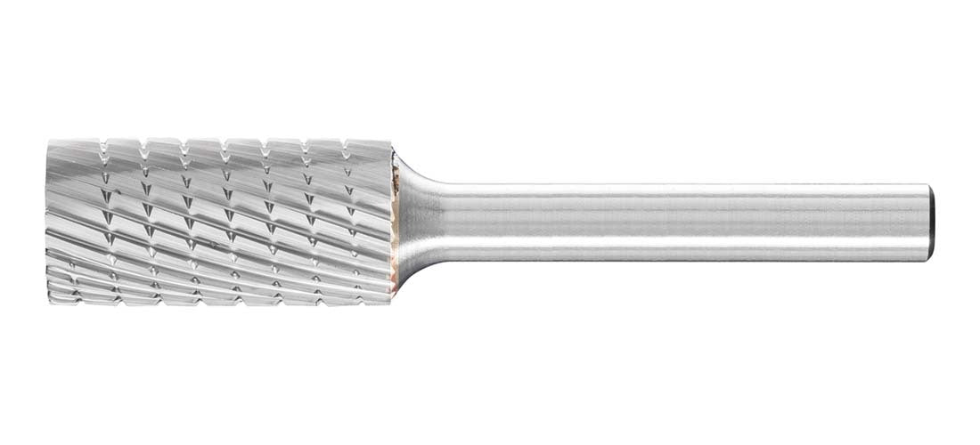 Pferd Cylindrical TC Burr ZYA 1225/6 MX NCC 12 x 25mm, 6mm Shank