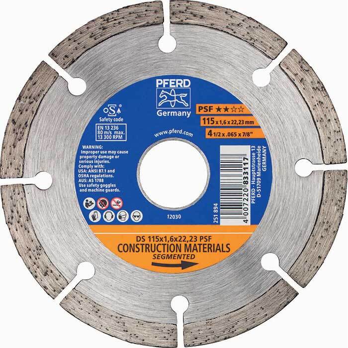 Pferd Diamond Cut-Off Wheel GP - Continuous Type 115mm (4.5") 68300044