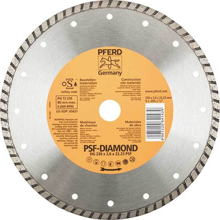Pferd Diamond Cut-Off Wheel GP - Continuous Type 230mm (9") 68300050