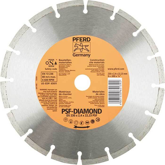 Pferd Diamond Cut-Off Wheel GP - Continuous Type 400mm (16") 68300054