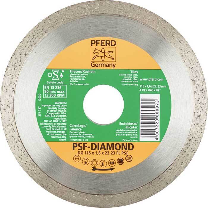 Pferd Diamond Cut-Off Wheel GP - Continuous Type1