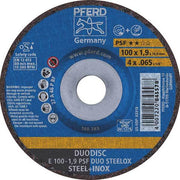 Pferd Duodisc Cut-Off & Grind Wheel Steelox1