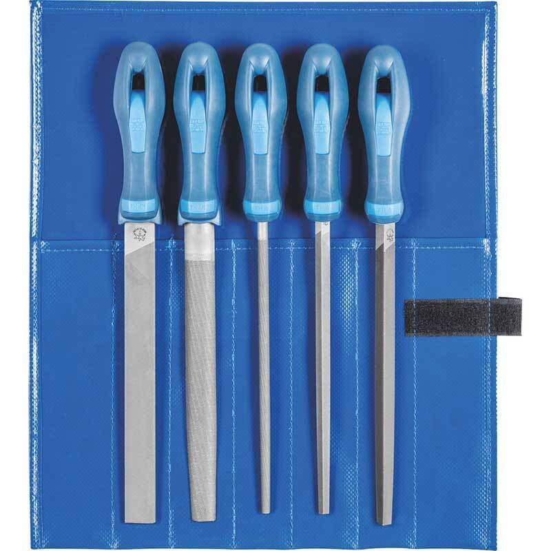 Pferd File Set Roll Case - 5 piece - AIMS Industrial Supplies