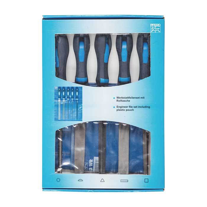 Pferd File Set Roll Case - 5 piece - AIMS Industrial Supplies