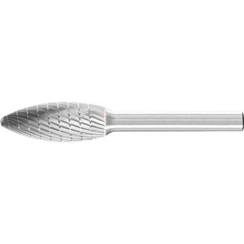 Pferd Flame Shape Burr B Shank 12.7 x 31.7 x 6.35mm MX NCC 26006771 - AIMS Industrial Supplies