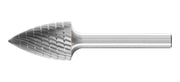 Pferd Flame Shape TC Burr B 15.9 x 36.5mm (5/8 x 1 7/16") MX NCC - AIMS Industrial Supplies