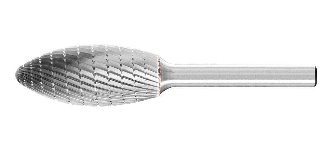 Pferd Flame Shape TC Burr B 1635/6 MX NCC 16 x 35mm, 6mm Shank