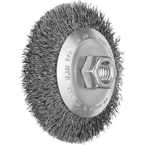 Pferd Flared Cup Brush Crimped Steel KBU 100 x 10mm 43316001 - AIMS Industrial Supplies