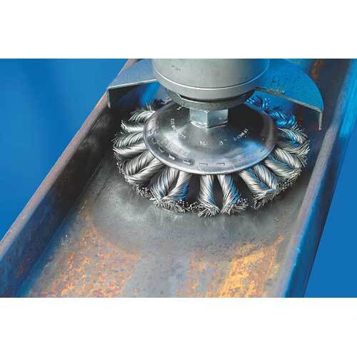 Pferd Flared Cup Brush Twist Knot Combitwist Steel - AIMS Industrial Supplies