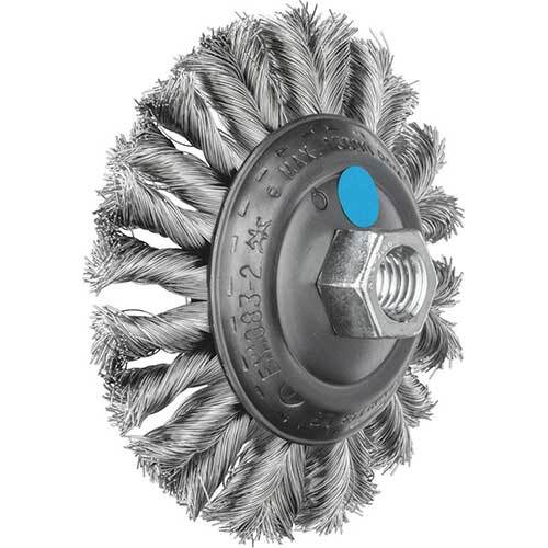 Pferd Flared Cup Brush Twist Knot Combitwist Steel Inox 115 x 15mm M14 43315013