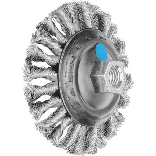 Pferd Flared Cup Brush Twist Knot Combitwist Steel Inox1