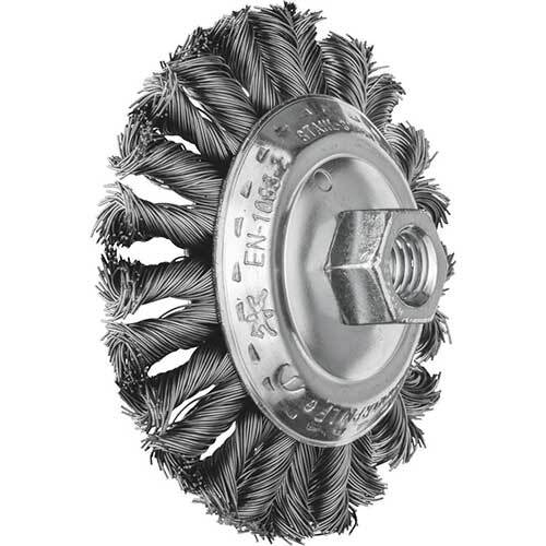 Pferd Flared Cup Brush Twist Knot Combitwist Steel1