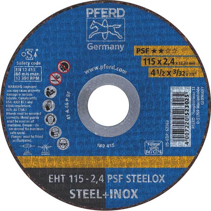 Pferd Flat Cut-Off Wheel GP - Steel & Inox1