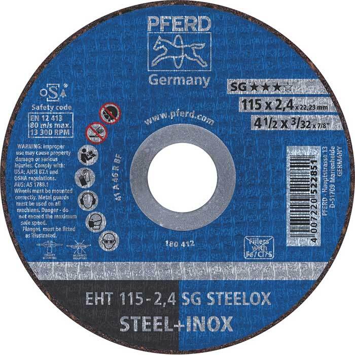 Pferd Flat Cut - Off Wheel Premium Steel & Inox - AIMS Industrial Supplies
