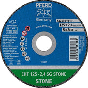 Pferd Flat Cut-Off Wheel  Premium - Stone 125 x 2.4mm - Pack of 251