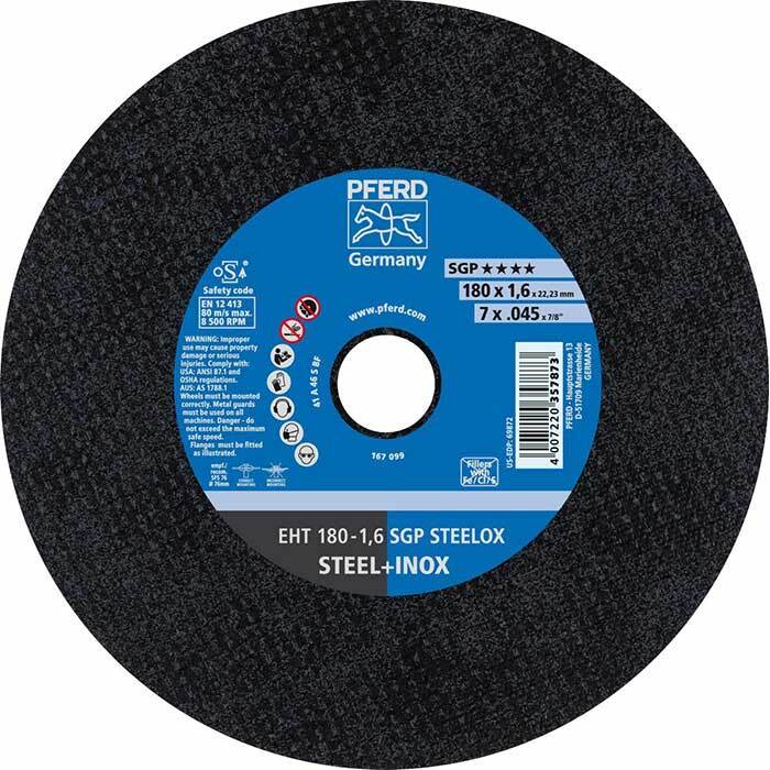 Pferd Flat Cut-Off Wheel Ultra Thin SGP - Steel & Inox1