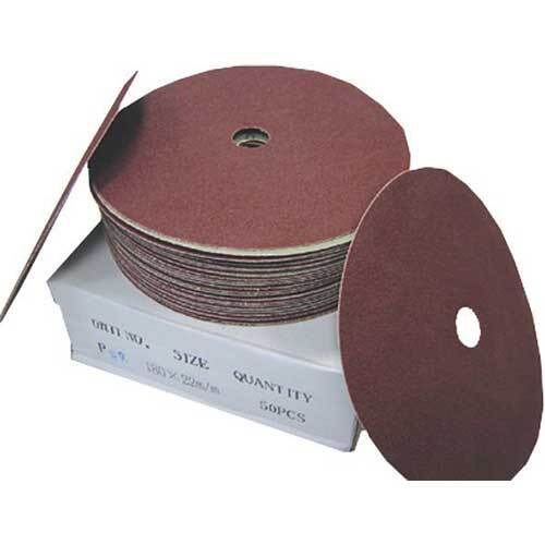 Pferd Floor Sanding Edger Disc Cloth 180mm Al Oxide 120 Grit 75601575 - Pack of 501