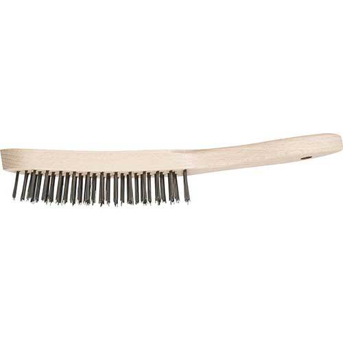 Pferd Hand Scratch Brush Steel Wooden Body 290mm HBU ST 43670001 - Pack of 10 - AIMS Industrial Supplies