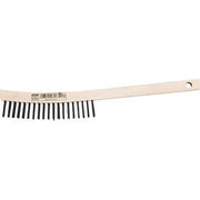 Pferd Hand Scratch Brush Steel Wooden Long Handle 350mm 43672011 - Pack of 101