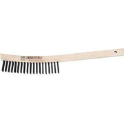 Pferd Hand Scratch Brush Steel Wooden Long Handle HBU LH 350mm 43673011 - Pack of 10 - AIMS Industrial Supplies