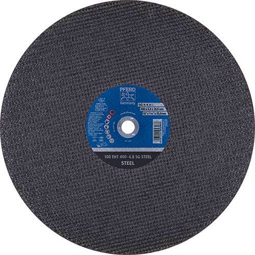 Pferd High Speed Portable Cut-Off Wheel Engine Driven Steel 400 x 4.8 x 20mm - Pack of 10