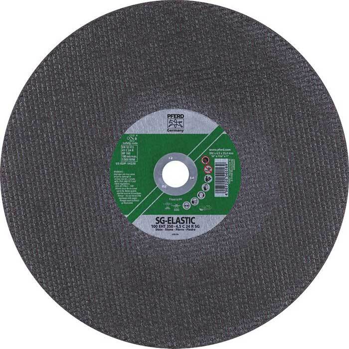 Pferd High-Speed Portable Cut-Off Wheels Engine Driven Stone 400 x 4.5 x 24.5mm - Pack of 10 - AIMS Industrial Supplies