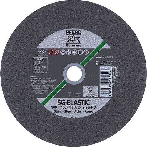 Pferd High Speed Stationary Cut-Off Wheel SG-HD Premium 400mm 66324140 - Pack of 10