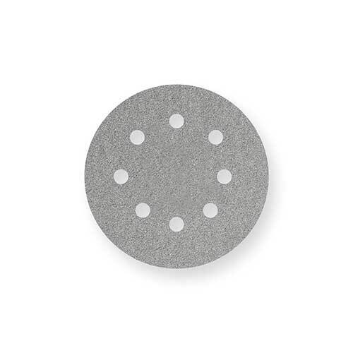 Pferd Hook and Loop Sanding Disc Al Oxide 125mm 8-Hole 60 Grit 45017822 - Pack of 25