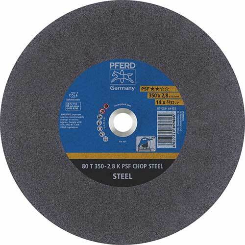 Pferd Low Speed Stationary Cut-Off Wheel GP Steel 350mm 66323574 - Pack of 10