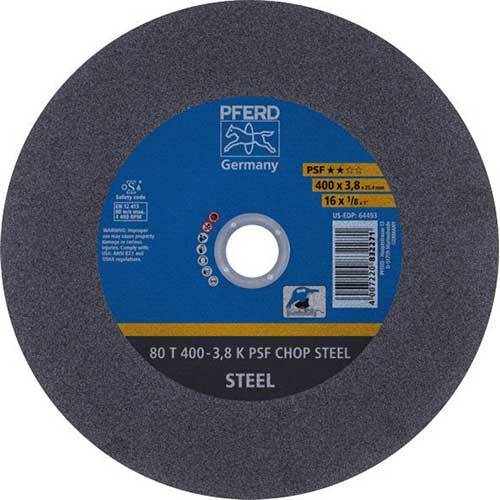 Pferd Low Speed Stationary Cut-Off Wheel GP Steel 400mm 66324095 - Pack of 10