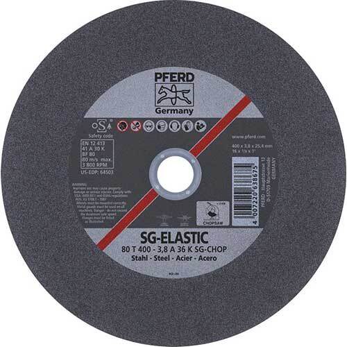 Pferd Low Speed Stationary Cut-Off Wheel Premium Steel 400mm 66324093 - Pack of 10