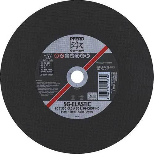 Pferd Low Speed Stationary Cut-Off Wheel SG-TABLE 350mm 66323580 - Pack of 10