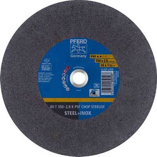 Pferd Low Speed Stationary Cut - Off Wheel SS - AIMS Industrial Supplies