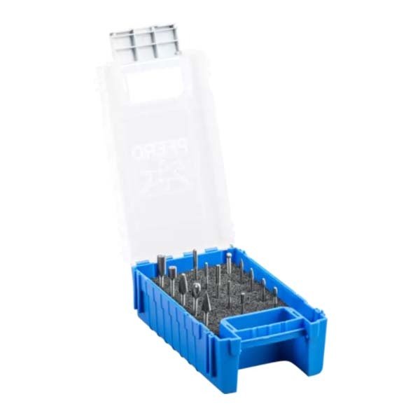 Pferd Miniature Burr Set Shank Tungsten Carbide 21901501 - 15pcs./Set - AIMS Industrial Supplies