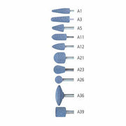 Pferd Mounted Point A Shape Ceramic Blue J Hardness - AIMS Industrial Supplies