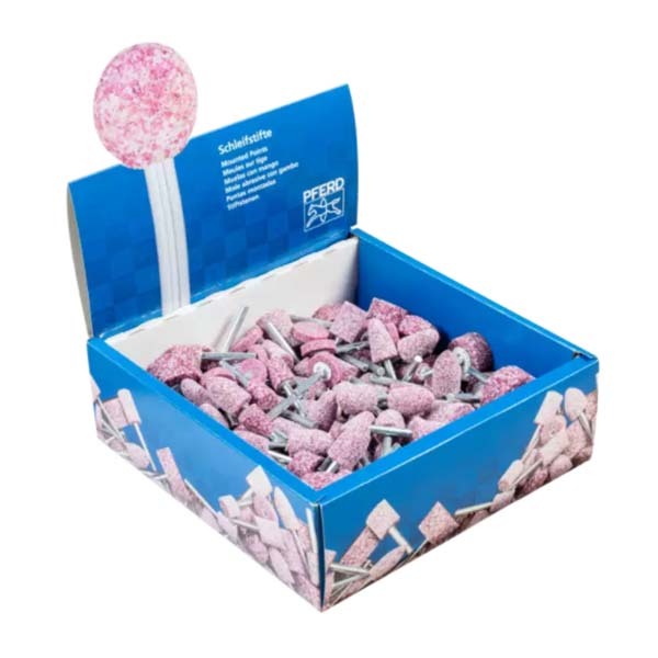 Pferd Mounted Point Assorted 33930001 - 100pcs./Set1