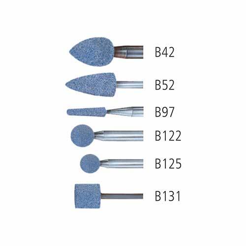 Pferd Mounted Point B Shape Ceramic Blue J Hardness1