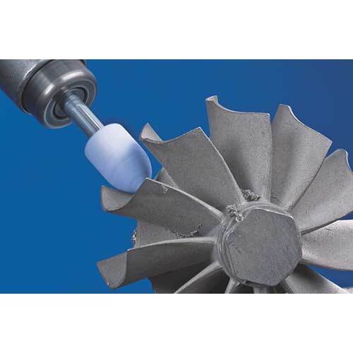 Pferd Mounted Point W Shape 1/4" Ceramic Blue J Hardness 35449281 - Pack of 103