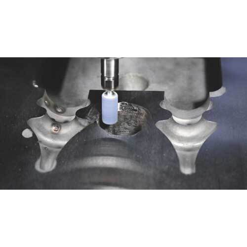 Pferd Mounted Point W Shape 1/4" Ceramic Blue J Hardness 35449281 - Pack of 104