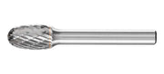 Pferd Oval Shape TC Burr TRE 1016/6 Tough 10 x 16mm, 6mm Shank - AIMS Industrial Supplies