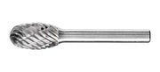 Pferd Oval Shape TC Burr TRE 1220/6 Allround 12 x 20mm, 6mm Shank - AIMS Industrial Supplies