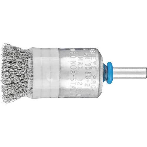 Pferd Pencil Brush Mounted Crimped Inox 20 x 20mm 43213004 - Pack of 10 - AIMS Industrial Supplies