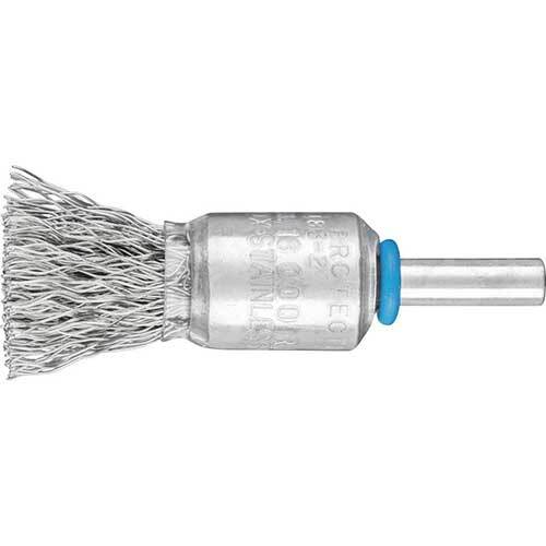 Pferd Pencil Brush Shaft Mounted Crimped Wire Inox - AIMS Industrial Supplies