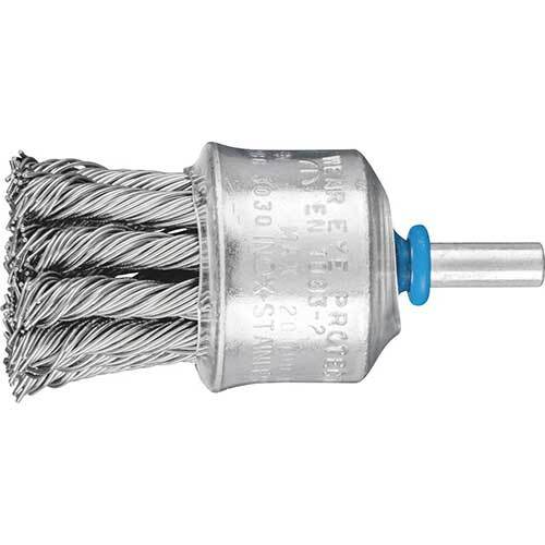 Pferd Pencil Brush Shaft Mounted Twist Knot Inox 30 x 30mm 43706006