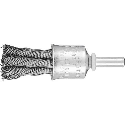 Pferd Pencil Brush Shaft Mounted Twist Knot Wire Steel - AIMS Industrial Supplies