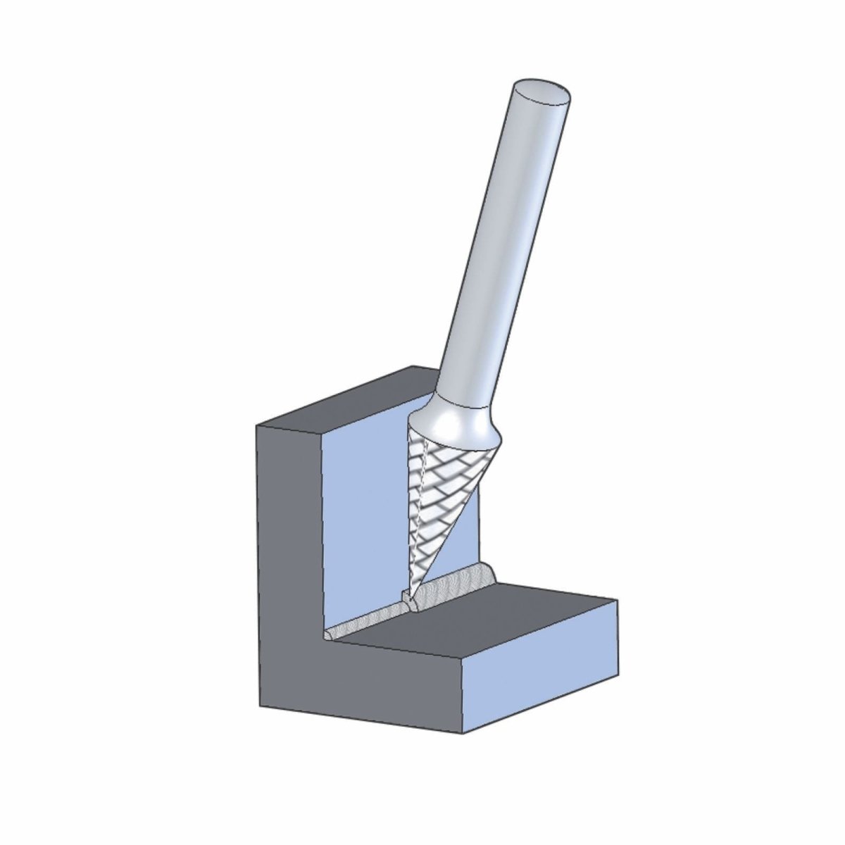 Pferd Pointed Cone TC Burr SKM MX NCC - AIMS Industrial Supplies