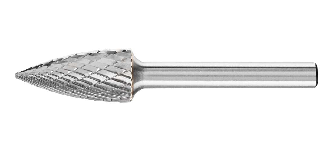 Pferd Pointed Tree TC Burr SPG 1225/6 Tough 12 x 25mm, 6mm Shank