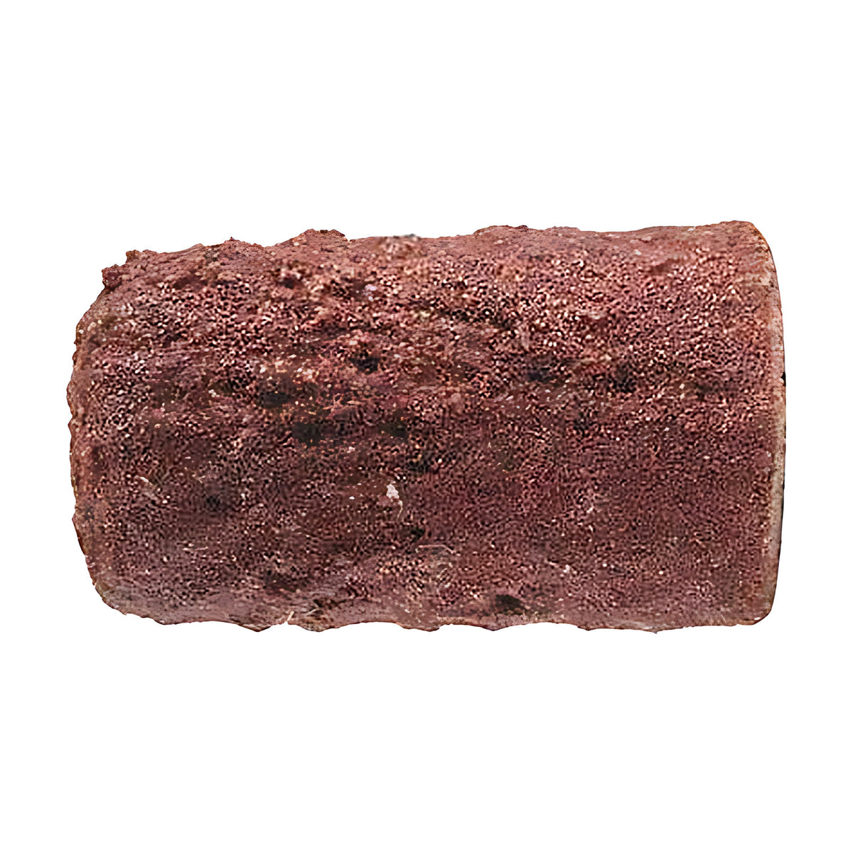 Pferd POLICAP PC ZYA cap, short cylindrical, terracotta red fine grain with a few dark flecks, side view