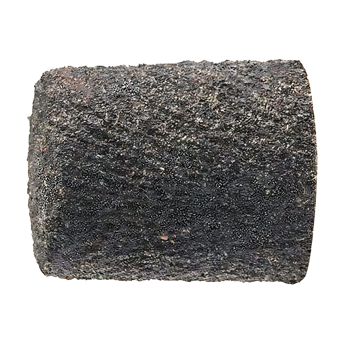 Pferd POLICAP PC ZYA cap, tall cylindrical, charcoal grey fine grain with a woven texture, side view