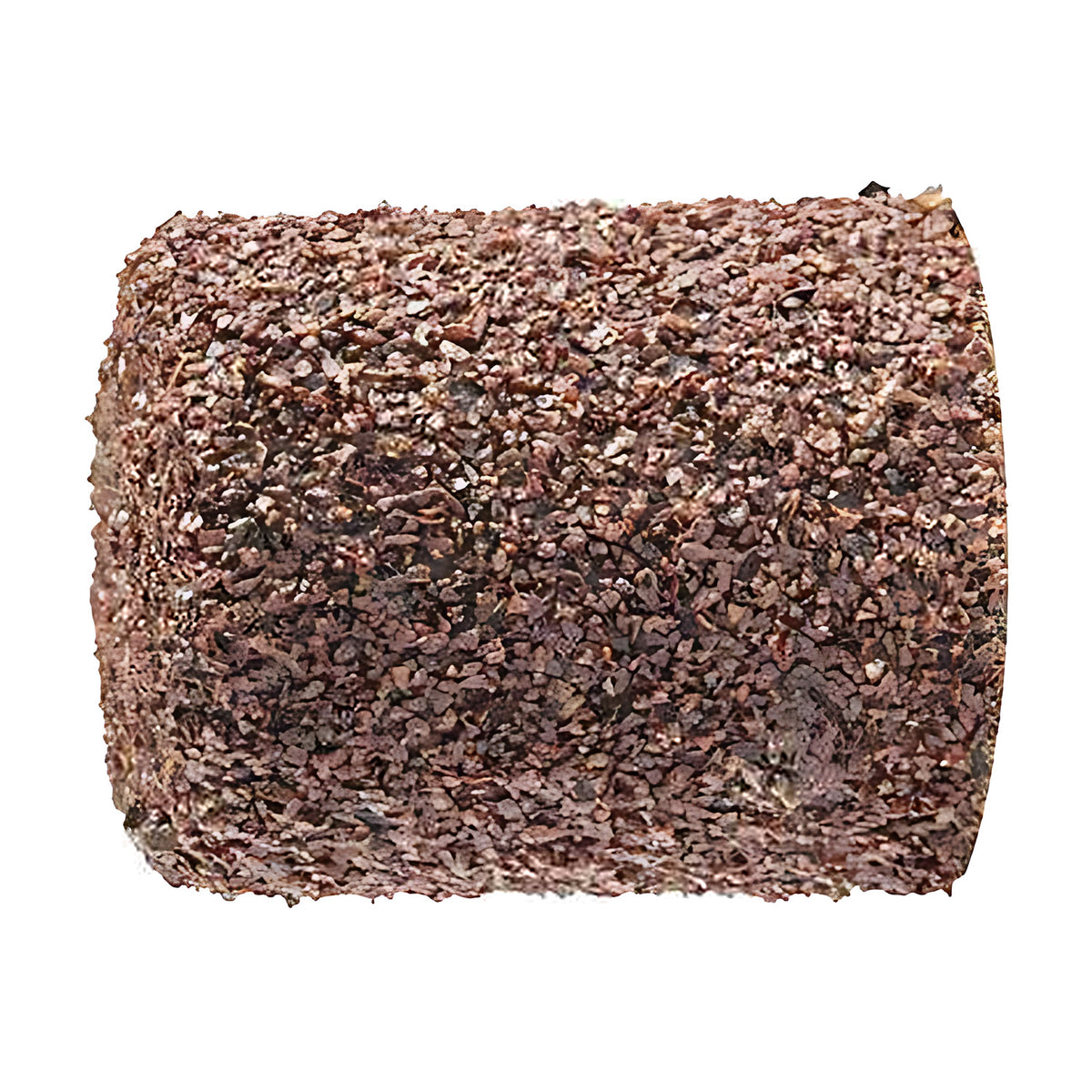 Pferd POLICAP PC ZYA cap, tall cylindrical, coarse brown-red grain, side view